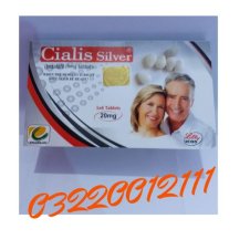 Cialis Silver Tablet for Men Over 40 in Pakistan